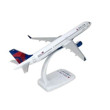 Flight Miniatures Delta A321neo 1:200 Scale - Plastic Snap-Fit Model Airplane - Collectible Replica of Delta Airlines Model Aircraft - Part #AAB-32100H-018