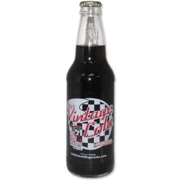 Retro Soda Sweetened with Pure Cane Sugar 12oz Glass Bottles (Pack of 24) (Dublin Vintage Cola)