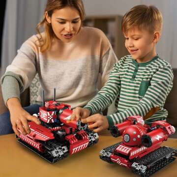 5-in-1 STEM Car & Robot Building Set for Kids