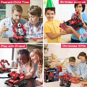 5-in-1 STEM Car & Robot Building Set for Kids