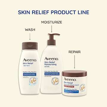 Aveeno Skin Relief Intense Moisture Repair Body Cream with Triple Oat & Shea Butter Formula, Helps Relieve & Restore Extra-Dry Skin with Long-Lasting Moisture, Fragrance-Free, 11 oz