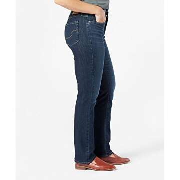 Levi Strauss Signature Gold Women's Modern Straight Jeans (Available in Plus Size), Angel Island, 14 Long