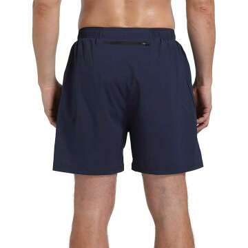 Hifunk Men's Quick Dry 5" Running Shorts with Pocket