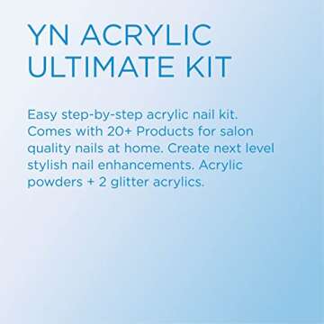 Young Nails Professional Kits & Accessories for Home Nail Kit, Starter Kit, Beginners, and/or Nail Professionals, Clear