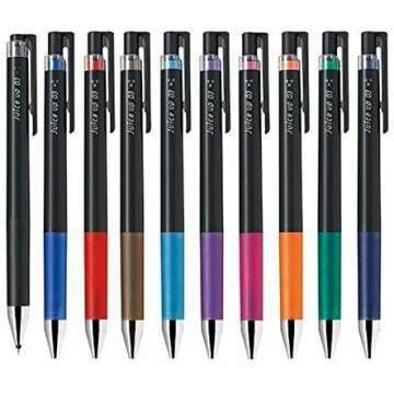 Pilot juice up 03 Retractable Gel Ink Pen, Hyper Fine Point 0.3mm, LJP-20S3, 10 Color Set