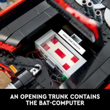 LEGO DC Batman: The Classic TV Series Batmobile, DC Collectible Car, Building Set Inspired by The 1966 Television Show’s Classic Batmobile, Creative DC Gift for Adults and Super Hero Fans, 76328