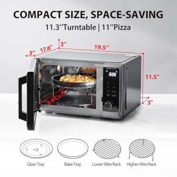 TOSHIBA 6-in-1 Inverter Microwave Oven Combo