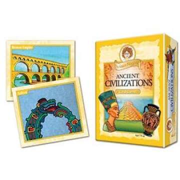 Professor Noggin's Ancient Civilizations, A Educational Trivia Based Card Game For Kids, Ages 7+