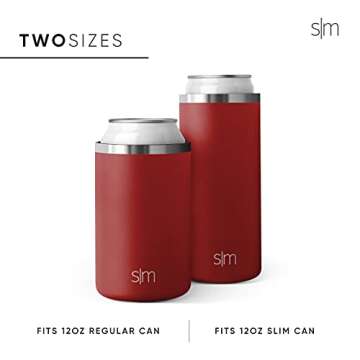 Simple Modern Officially Licensed NFL San Francisco 49ers Gifts for Men, Women, Dads, Fathers Day | Insulated Ranger Can Cooler for Standard 12oz Cans - Beer, Seltzer, and Soda