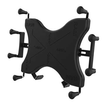 RAM Mounts X-Grip Holder for 12" Tablets RAM-HOL-UN11U Compatible with RAM B 1" and C 1.5" Size Round Ball Bases