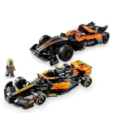 LEGO Technic & Speed Champions McLaren Racing Pack Building Toys Set - Race Cars Toys for Kids, Boys & Girls, Ages 9+ - Gift Ideas for Birthdays - 66792