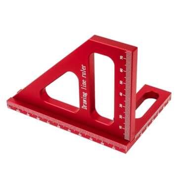 KETIPED 3D Multi-Angle Measuring Ruler for Precision