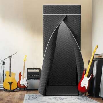 RDCMKL Portable Soundproof Vocal Booth for Recording