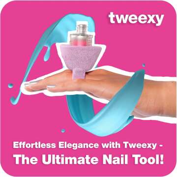 Tweexy Wearable Nail Polish Holder - Opal Sparkle