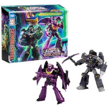 Transformers Toys Legacy Evolution Miner Megatron & Senator Ratbat Rise of Tyranny 2-Pack, 7-inch, Action Figures for Boys and Girls Ages 8 and Up (Amazon Exclusive)