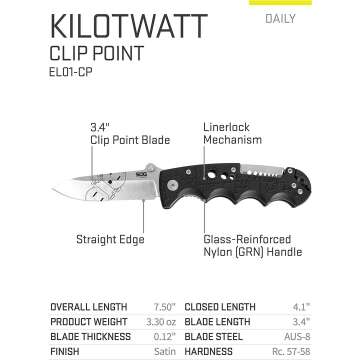 SOG Kilowatt Electricians Knife