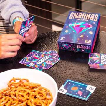 Hootenanny Games Snarkas Card Game | Gem-Collecting Adding & Matching Game | Perfect for Family Games | 2-4 Players, Ages 8+