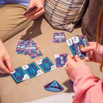 Hootenanny Games Snarkas Card Game | Gem-Collecting Adding & Matching Game | Perfect for Family Games | 2-4 Players, Ages 8+