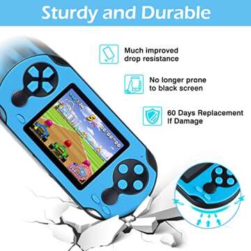 TaddToy 16 Bit Handheld Game with 230 Retro Games