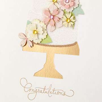 Elegant Hallmark Wedding Card Just the Beginning