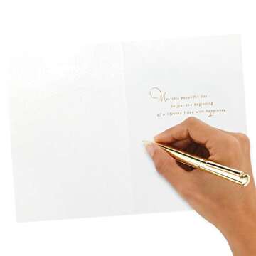 Elegant Hallmark Wedding Card Just the Beginning