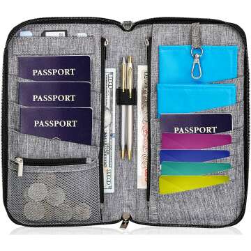 Travel Organizer with RFID Protection
