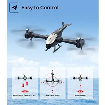 Helicopter Drone with Camera for Adults 1080P HD FPV Cameras, SYMA Remote Control Helicopters Toys for Boys Girls with Flight Route Mod, Altitude Hold, Headless Mode, 3D Flips and 2 Batteries