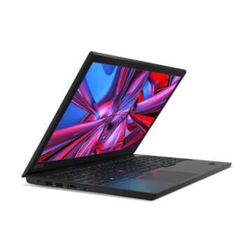 Lenovo E15 Gen 2 ThinkPad Laptop, 15.6in FHD(1920×1080) Laptop, Core i7-1165G7, 16GB RAM, 512GB SSD, Backlit Keyboard, HDMI, RJ-45, Camera, Windows 10 Pro (Renewed)