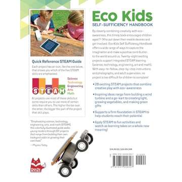 Eco Kids Self-Sufficiency Handbook: STEAM Projects to Help Kids Make a Difference (Happy Fox Books) 28 Fun Ways to Get Involved that Support Learning in Science, Technology, Engineering, Art, & Math