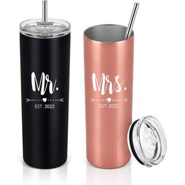 Engagement Anniversary Stainless Steel Tumbler