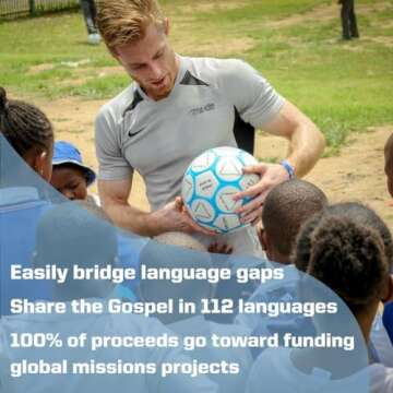 Jesus Loves You Size 3 Soccer Ball - Bridge Language Gaps, Practical Sports Ministry Tool, Great Gift for Kids Around The World