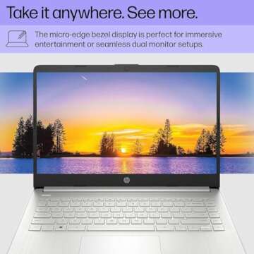 HP 2024 Flagship 14" Laptop with Free AI-Powered Microsoft 365 | 16GB RAM | 1.6TB Storage(64GB EMMC & 512GB External Drive & 1TB Cloud Storage) | Intel 4-Core Processor | 14" HD Display | Windows 11