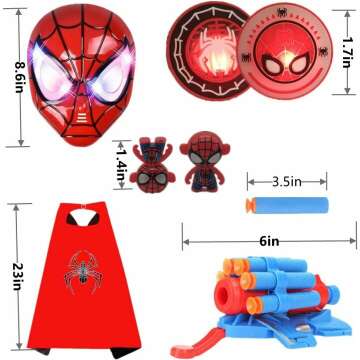 Fun Super Hero Toys and LED Masks for Kids