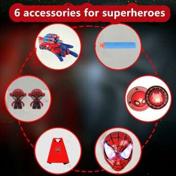 Fun Super Hero Toys and LED Masks for Kids