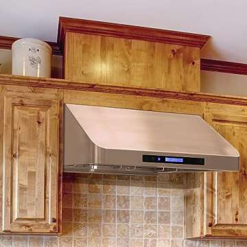 DUURA Elite DE300RHSSS 30" Under Cabinet Range Hood with Touchscreen