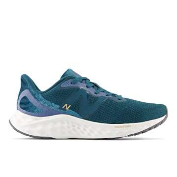 New Balance Women's Fresh Foam Arishi V4 Running Shoe, Deep Ocean/Sea Salt, 5