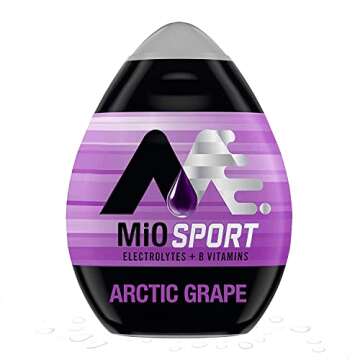 Mio Fit Liquid Water Enhancer Variety Pack - 2 Berry Blast & 2 Arctic Grape