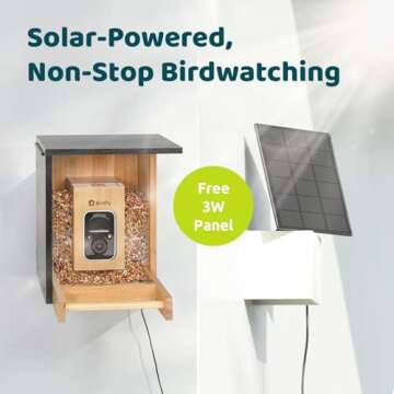 Birdfy Smart Bird Feeder with Camera - Solar Powered