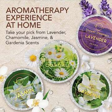 8-Pcs Shower Steamers Aromatherapy - Birthday Gifts for Women - Shower Bombs Aromatherapy, Eucalyptus Shower Steamer Relaxation Spa Gifts Shower Bomb - Self Care Unique Gifts for Women and Men