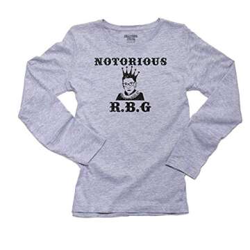 Hollywood Thread Notorious R.B.G - Ruth Bader Ginsburg - Supreme Justice Women's Long Sleeve T-Shirt