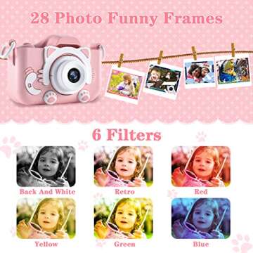 CIMELR Kids Camera for Ages 3-12 - Fun Photography