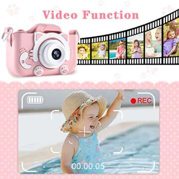 CIMELR Kids Camera for Ages 3-12 - Fun Photography