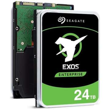 Seagate Exos ST24000NM000C 24TB 7.2K RPM SATA Enterprise Hard Drive