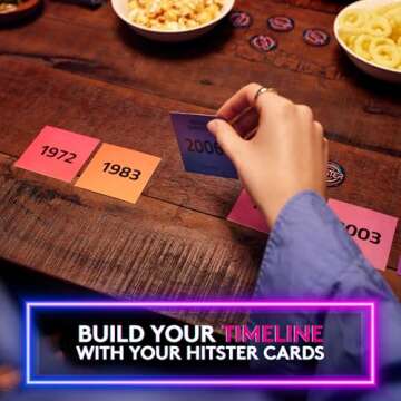 Hitster - The Music Party Board Game, Card Game, Fun Music Quiz Game,2-10 Players - 300Plus Iconic Music Hits - Great For Game Nights, Date Nights, Parties, Adult and Family Games - Jumbo (UK Edition)