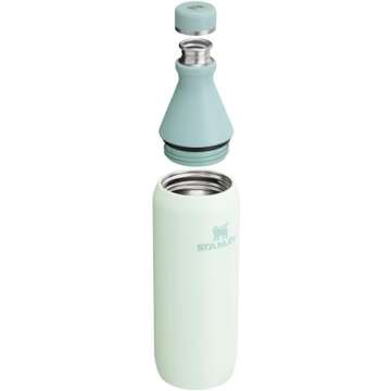 Stanley All Day Slim Bottle 20 OZ | Twist off Lid with Leakproof Seal | Slim Design for Travel & Gym | Insulated Stainless Steel | BPA-Free | Mist