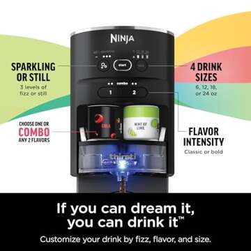 Ninja Thirsti Soda Maker & Carbonated Water Machine