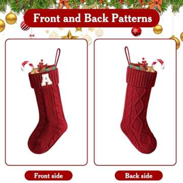 Personalized Large Christmas Stockings for Celebration