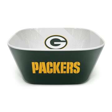 YouTheFan NFL Green Bay Packers Large Party Bowl