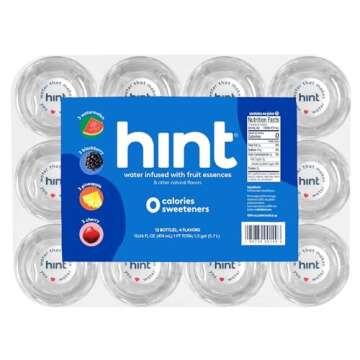 Top Hint Water Best Sellers Pack - 12 Bottles