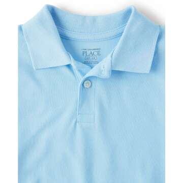 Boys Uniform Short Sleeve Pique Polo - The Children's Place